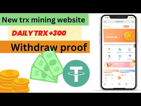 Trontrx new crypto site | best trx mining site | Trx tron new site launching today | trx mining site