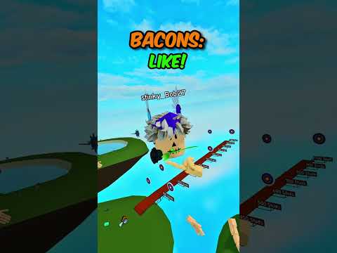 How Slenders vs Bacons Play In ROBLOX VR 🥓 #shorts #roblox