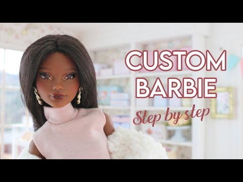 Ooak custom BARBIE extra doll by Nerea Pozo  Custom repaint doll