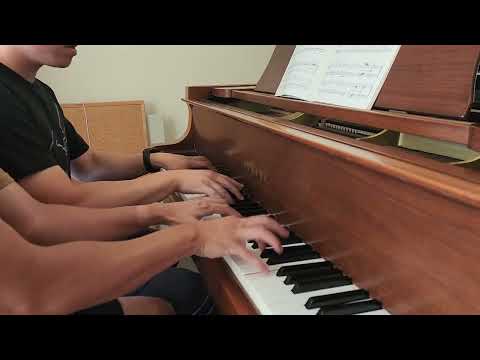 Dragon Boy from Spirited Away Piano Duet 4 Hands | 千と千尋の神隠し