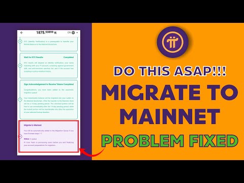 How to Solve the Migrate to mainnet Problem UPDATED!!! | Please Do this Fast!