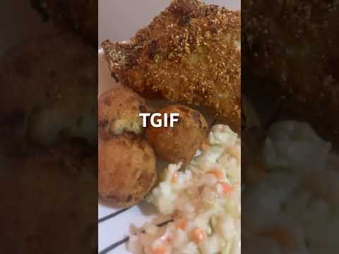 Fried Fish Friday #fishfriday #friday #liviejaycooks99 #carbs