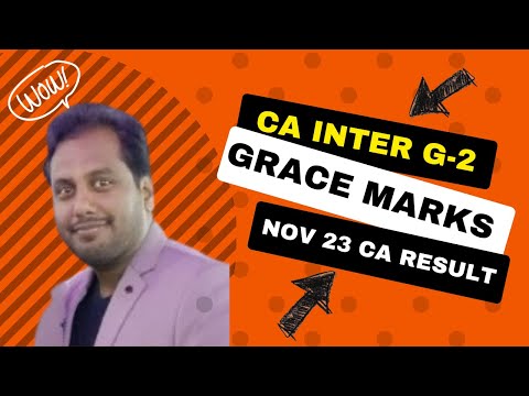 |ICAI Nov 23 CA Result Grace Marks For CA Inter G-2| BOM Blast Update For Grace Marks|