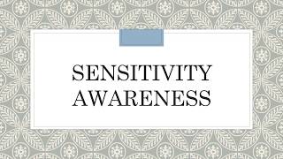 Sensitivity Awareness Training