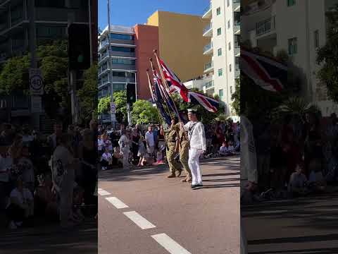 紐澳軍團日遊行!! Anzac Day #australia #darwin #anzac #parade