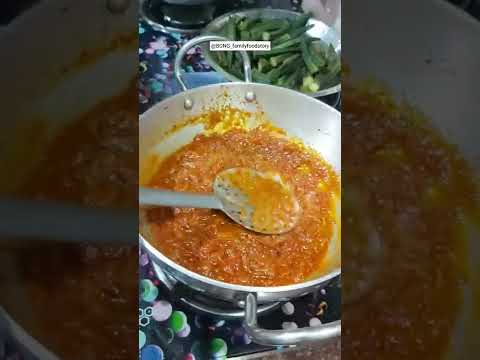 Masala bhindi - ধাবা স্টাইলে বানানো ঢেড়শ এই রেসিপিটা ভাত /রুটির সাথে একেবারে জমে যাবে- #shorts