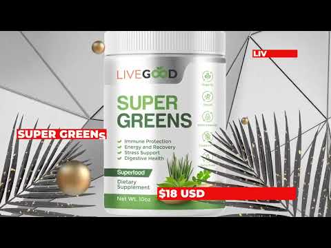 美商LiveGood | Super Greens 超级淨化有机蔬果粉 | 超级食物