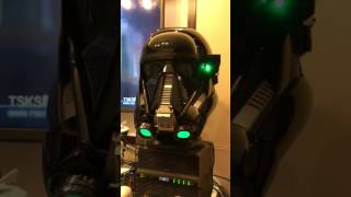 StarWars Rogue One  DEATH TROOPER Bluetooth Wireless Spearker turn on TAGhobby.com