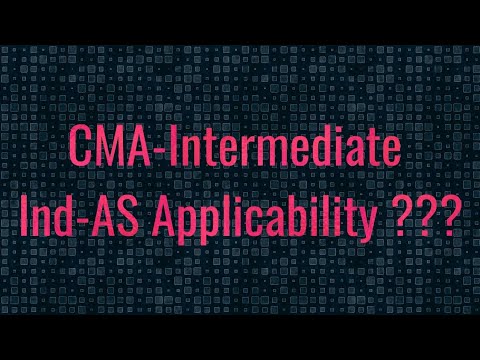 CMA-Inter | IND AS Applicability