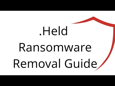 Held File Virus Ransomware [.Held ] Removal and Decrypt .Held Files