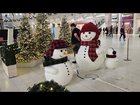 🌧 Rainy Downtown Manhattan Oculus, Wayzgoose Holiday Kick Off Seaport Museum New York City LIVE