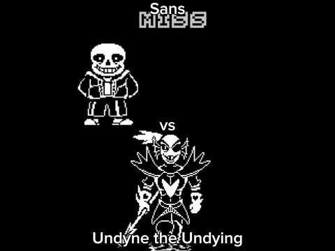 Sans vs Undyne the Undying (Undertale)