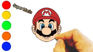 how to draw Super Mario