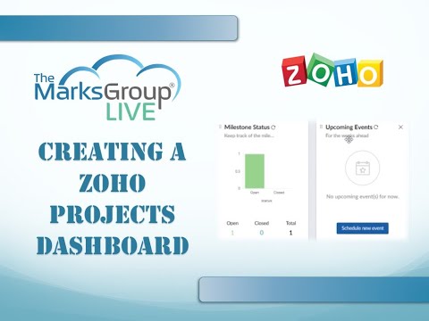 Zoho Projects Dashboard: How to Create One