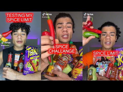 Extreme Spicy Food Compilation by Rami AlyZein TikToks with No Reaction✔