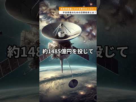 惑星探査機にかかる驚きのコスト！宇宙探査のための巨額投資とは？ #雑学 #惑星探査機 #宇宙