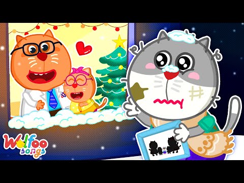 Don't be Sad, Kasper! - Baby Got A New Family Songs | Kids Songs & Nursery Rhymes @WolfooFamilySongs