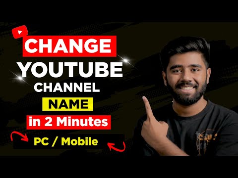 How to Change Youtube Channel Name from Mobile and PC (FULL TUTORIAL) | KASHIF MAJEED