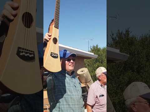 Martin Backpacker Guitar At A Farm Auction    #publicauction  #martinguitars  #auction