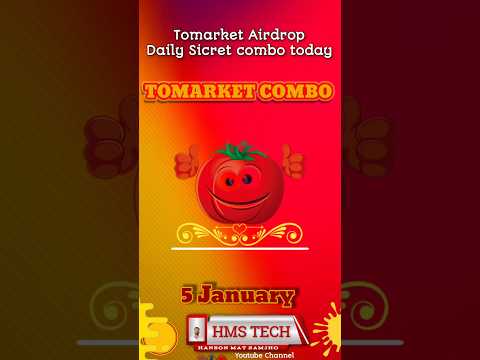 5 January Tomarket daily combo today | Toma today combo card | #5january #tomarket #combo #hmstech