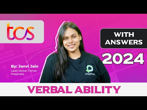 TCS NQT Verbal Ability Questions and Answers 2023 - 2024 Batch