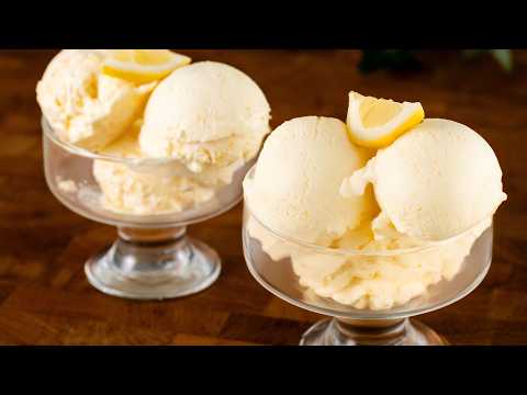 🍧The most refreshing lemon ice cream I've ever tasted!🍨 Only 3 ingredients!