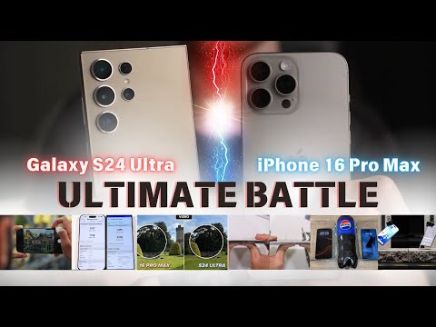 ULTIMATE BATTLE !! iPhone 16 Pro Max VS Samsung Galaxy S24 Ultra