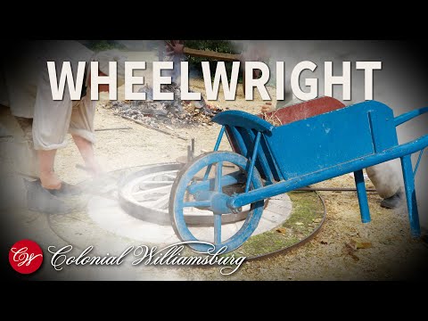 18th-Century Wheelwrights at Colonial Williamsburg