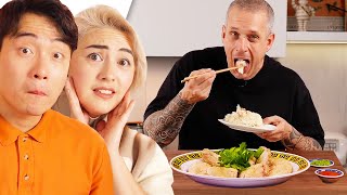 Uncle Roger Review Andy Cooks Chicken Rice (ft. Auntie Liz)