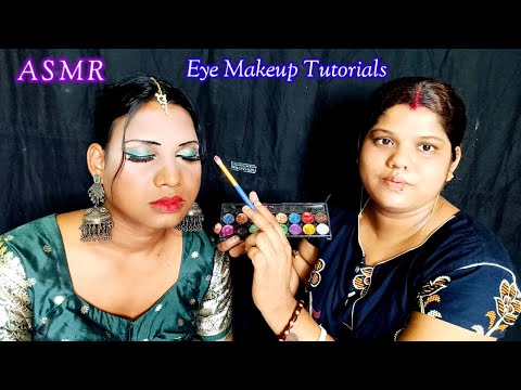 ASMR~ Doing My Elder Brother Transformation Bridal Eye Makeup (Tutorials) @asmrsangi7044 👁️ 🌹