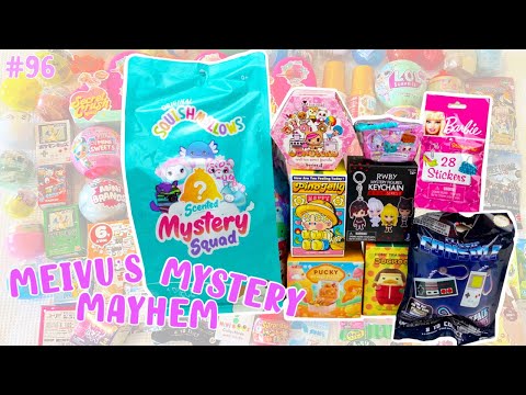 LET'S OPEN 9 BLIND BOXES! Barbie, POP MART Pucky, Duckoo, Squishmallows, Tokidoki, Anime | MMM #96