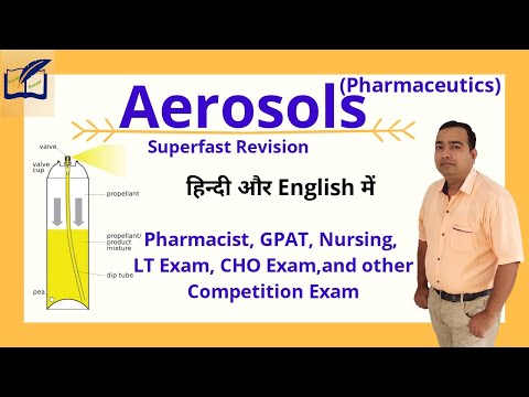 Aerosol | Aerosol Component | Aerosol Propellant | CFC Nomenclature | Evaluation of Aerosol | GPAT