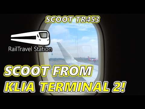 SCOOT FROM KLIA T2 TO SINGAPORE! 🇲🇾✈️🇸🇬 Scoot TR453 Kuala Lumpur KLIA T2→Singapore Changi T1