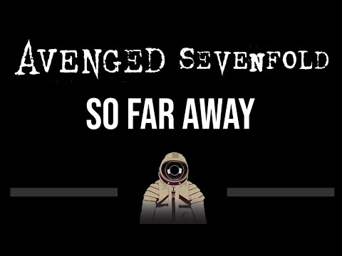 Avenged Sevenfold • So Far Away (With Backing Vocals) (CC) 🎤 [Karaoke] [Instrumental]