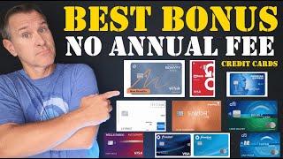 BEST Credit Card Bonus + No Annual Fee Credit Cards 2024 💳 Cash Bonus & Travel Bonus Opportunities