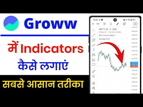 groww me indicator kaise lagaye !! groww app me indicator kaise lagaye