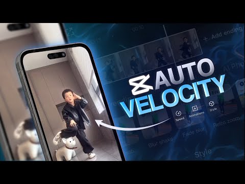 Capcut auto velocity tutorial | Smooth 🔥✨