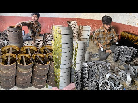 How Car Brake Shoes Are Made