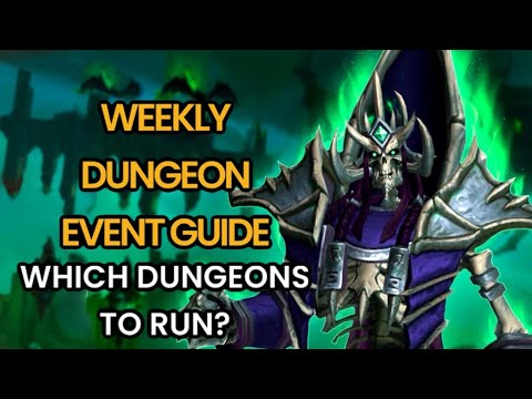 FREE HERO GEAR, TONS OF DUNGEON GEAR & WHICH ARE THE FASTEST DUNGEONS TO RUN: DUNGEON WEEKLY EVENT