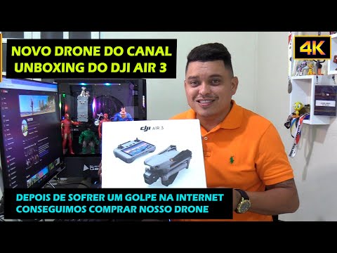 NOVO DRONE DO CANAL  |  UNBOXING DO DJI AIR 3