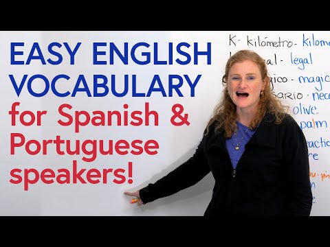 EASY ENGLISH VOCABULARY for Spanish & Portuguese Speakers