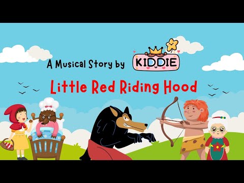 Little Red Riding Hood | Musical Animated Bedtime Stories for Kindergarten |  Safety Lesson