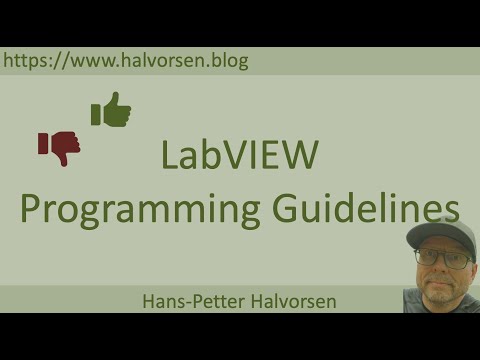 LabVIEW Programming Guidelines