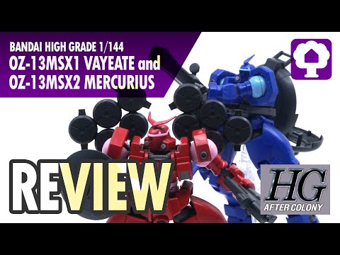 HG 1/144 Vayeate and Mercurius Review - Hobby Clubhouse | Gundam W OZ Gunpla