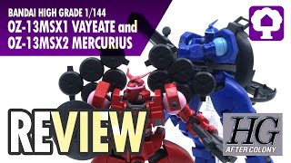 HG 1/144 Vayeate and Mercurius Review - Hobby Clubhouse | Gundam W OZ Gunpla