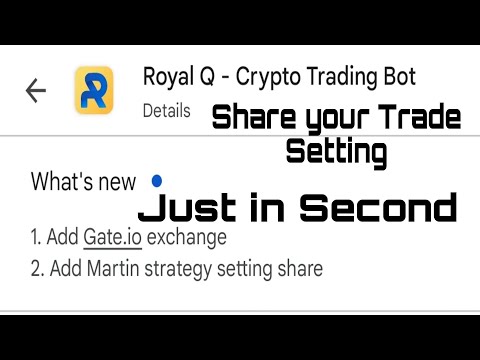 #RoyalQ New Big Updates अब अपनी Trade Setting share कीजिए अपने Friends के साथ just Second में