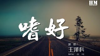 王泽科 - 嗜好（翻自 颜人中） 『治不好 想念你的嗜好』【動態歌詞Lyrics】