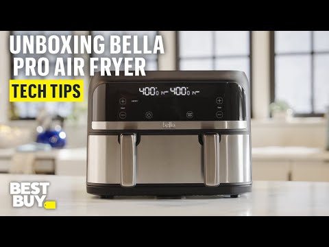 Unboxing the bella PRO 4-qt. TriZone Touchscreen Air Fryer – Tech Tips from Best Buy