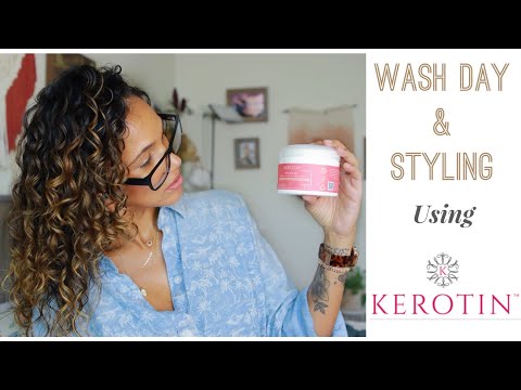 Wash & Style My Curls with Kerotin