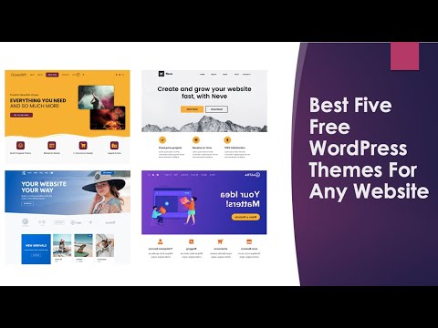 Best Five Free WordPress Themes To Design Any WordPress Website